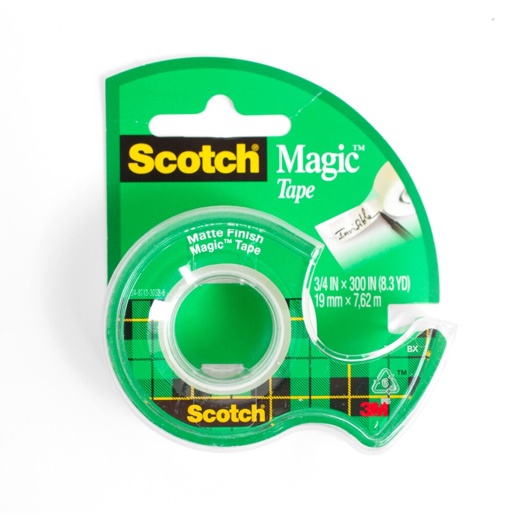 Scotch, Tape, Art & School, 0.75", 3M, Magic, 300", 2049